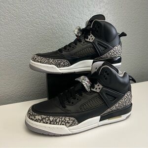 Air Jordan Spiz’ike BG Black Cement - 317321-034 - Size 7Y